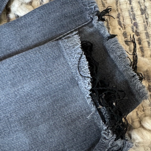 GAP Denim True Skinny Distressed Black Jeans - Picture 5 of 5